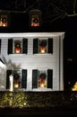 House with Christmas Wreaths