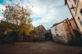 House of the Citizen. The oldest residential building in Russia in autumn.