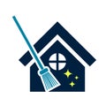 House clean logo cleaning, logo, house, service, clean, design