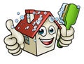 House Cleaning Cartoon Character Royalty Free Stock Photo