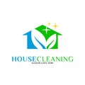 House Cleaning Icon Vector Logo Template Illustration Design Royalty Free Stock Photo