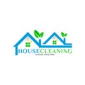 House Cleaning Icon Vector Logo Template Illustration Design Royalty Free Stock Photo