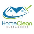 House Cleaning and Cleaning Service Logo