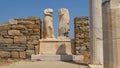 The House of Cleopatra at the archaeological site in Delos, Greece