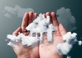 House cloud Royalty Free Stock Photo