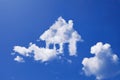 House cloud Royalty Free Stock Photo