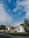 House cloud sky Royalty Free Stock Photo