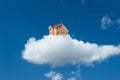 House clouds Royalty Free Stock Photo