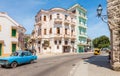 House of colonial architecture in Havana, Cuba Royalty Free Stock Photo