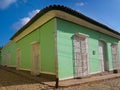 House in the colonial town of Trinidad in Cuba Royalty Free Stock Photo