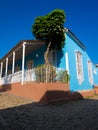 House in the colonial town of Trinidad in Cuba Royalty Free Stock Photo