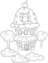 House coloring page