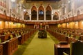 House of Commons of Parliament Building - Ottawa, Canada Royalty Free Stock Photo