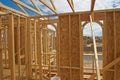 House construction. Royalty Free Stock Photo