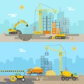 House Construction Composition Royalty Free Stock Photo