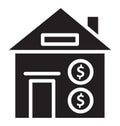 House cost Isolated Vector Icon which can easily modify or edit