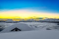 House covered with snow Royalty Free Stock Photo