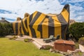 House is covered by tent for fumigation Royalty Free Stock Photo