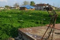 House Damanged in Hurricane Katrina Royalty Free Stock Photo