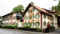 House decorated with frescoes. Oberammergau