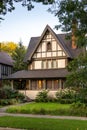 Frank Lloyd Wright Designed House in Oak Park, Chicago, Illinois. Royalty Free Stock Photo