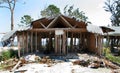 House Destroyed By Hurricane