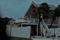 House destroyed by hurricane Royalty Free Stock Photo