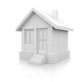 House in drawing style Royalty Free Stock Photo