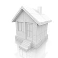 House in drawing style Royalty Free Stock Photo