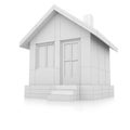 House in drawing style Royalty Free Stock Photo