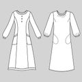 House dress, nightdress