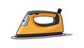 House electric iron icon. Flat icons of electric iron isolated