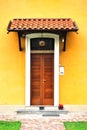 House entrance door Royalty Free Stock Photo