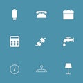 House Equipments Vector Icon Set