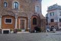 House of Ettore Fieramosca in Trastevere district of Rome, Italy Royalty Free Stock Photo