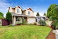 House exterior with beautiful curb appeal