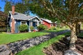 House exterior with curb appeal Royalty Free Stock Photo