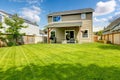 House exterior with walkout patio area