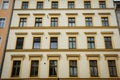 House facade exterior of apartment building, Berlin Royalty Free Stock Photo