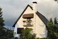 House facade with one floor