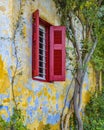 House Facade, Plaka Neighborhood Athens Royalty Free Stock Photo