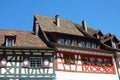 House facade in small town Stein am Rhein, Switzerlad Royalty Free Stock Photo