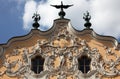 House of Falcon in Wurzburg Royalty Free Stock Photo