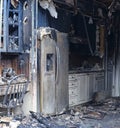 House Fire Damage Royalty Free Stock Photo