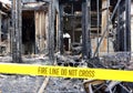 House Fire Damage Royalty Free Stock Photo