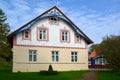 The house of the fisherman in Nida, Lithuania Royalty Free Stock Photo