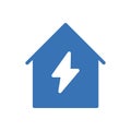 House flash power Royalty Free Stock Photo