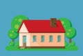 House. flat style vector illustration