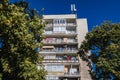 House of flats in Kavarna city, Bulgaria Royalty Free Stock Photo