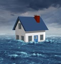 House Flood Royalty Free Stock Photo